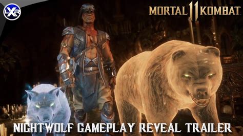 Mortal Kombat Nightwolf Gameplay Reveal Trailer Youtube