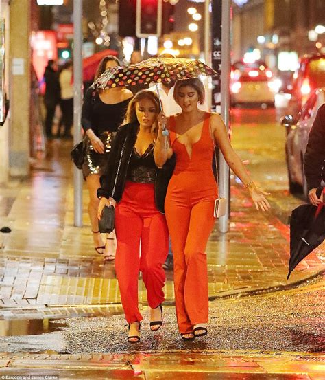 New Year Revellers Hit Streets In Best Party Outfits Daily Mail Online