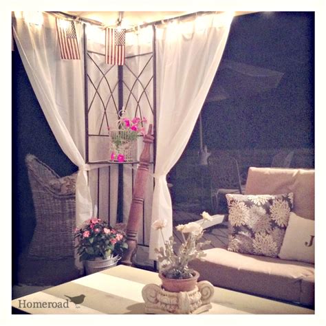 A deck is a weight supporting structure that resembles a floor. DIY Outdoor Canopy Curtains | Homeroad