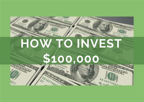 How To Invest 100k 3 Ways To Make Your Money Do The Work