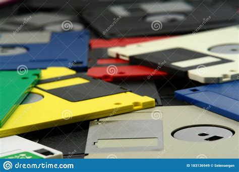 Stack Of Vintage Floppy Drives Stock Image Image Of Closeup Empty