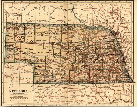 Nebraska On United States Map United States Map