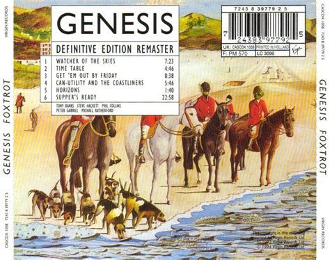 Classic Rock Covers Database Full Album Download Genesis Foxtrot