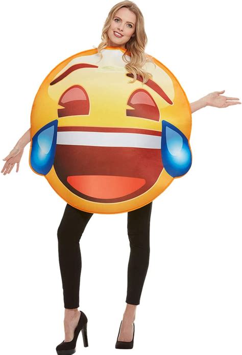 Funidelia Emoji Costume Smiling With Tears Official For Men And Women