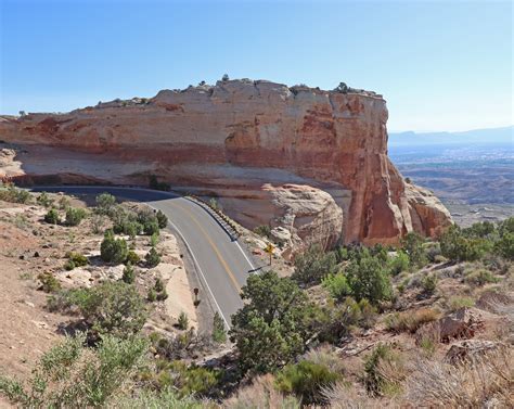 Historic Rim Rock Drive Colorado National Monument Us National