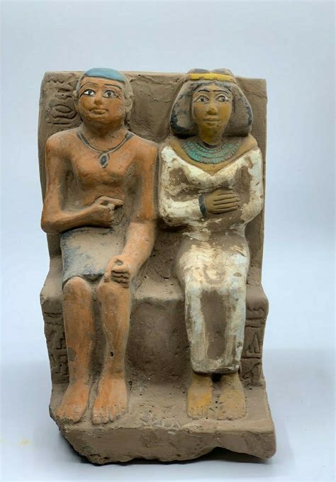 ANCIENT EGYPTIAN EGYPT ANTIQUES STATUE Akhenaten and ...