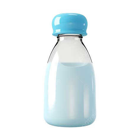 Blue Milk Bottle Baby Baby Bottle Milk Png Transparent Image And