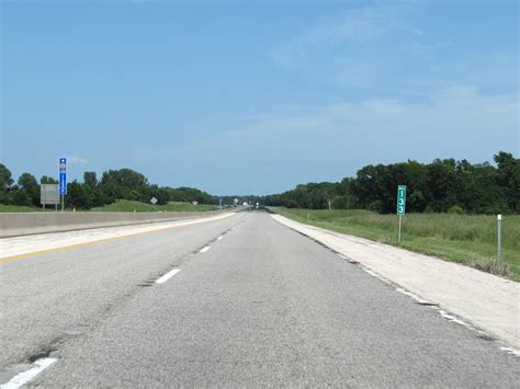 Kansas Interstate 335 Northbound Cross Country Roads