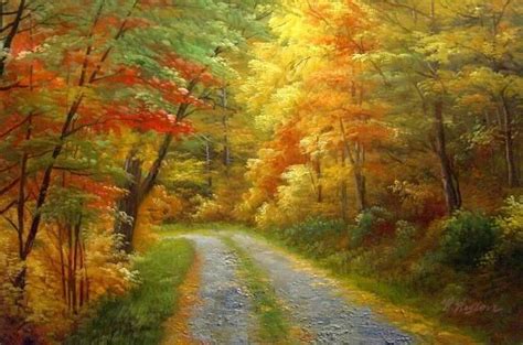Gorgeous Fall Oil Painting Pictures Photos And Images