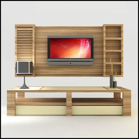 Tv Wall Unit Modern Design X 14 3d Models