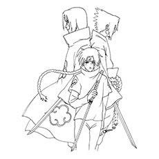 Also drawing sasuke outline available at png transparent variant. Top 25 Free Printable Naruto Coloring Pages Online ...