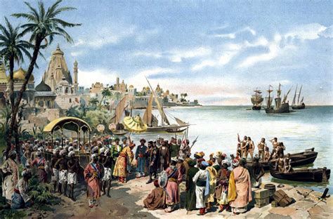 Visão Quando Vasco Da Gama Chegou à Índia