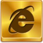 Internet Explorer Icon Gold Clker Button Rating
