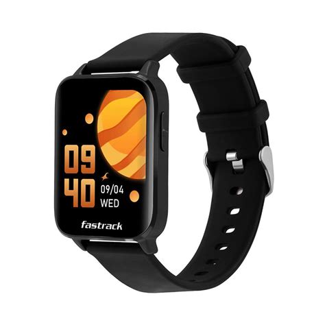 Buy Fastrack Reflex Curv Smart Watch With Silicone Black Strap Online