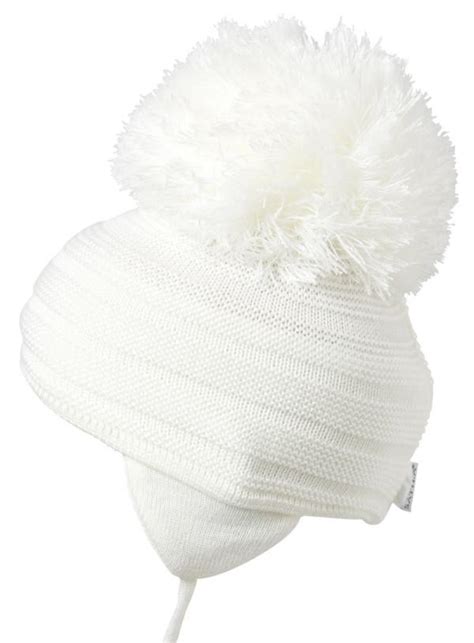 Satila Of Sweden Purl Huge Pom Hat Ivory Cream Petit Posh