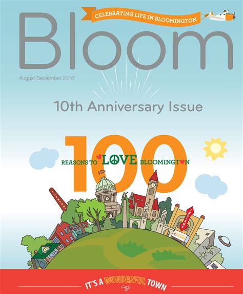 Bloom Magazines 10th Anniversary Issue Augustseptember 2016 Bloom