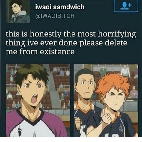 This cursed anime image was created when the black hole was discovered. Pin on Haikyuu!!