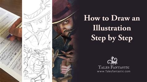 How To Draw An Illustration Step By Step Youtube