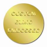 Custom Embossed Foil Labels Images
