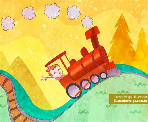 Ilustração Para Literatura Infantil Sob Encomenda Ilustrador Veiga