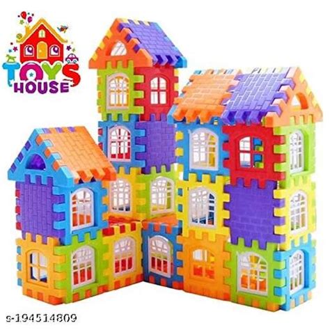 Building Blocks Set My Happy House Building Blocks Toys 50 Pcs Building