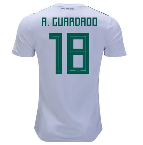 Andres Guardado 18 Mexico 2018 Away Soccer Jersey Model 1910791