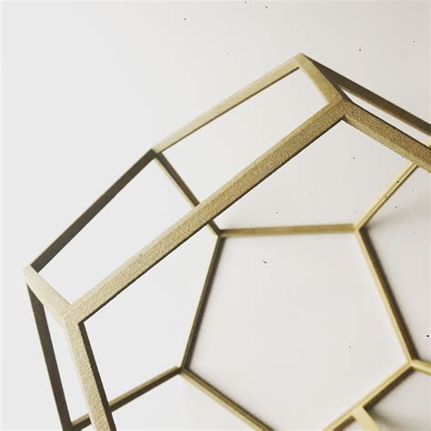 Modern Geometric Pendant Light Fixture In Gold By Devignco Geometric