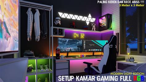 Keren Abiss Setup Kamar Gaming Full Rgb Ukuran 3m X 3m Idaman Para