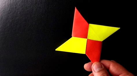 How To Make A Paper Ninja Star Origami Shuriken Youtube