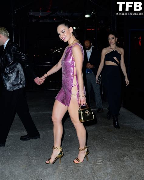 Lily James Shows Off Her Sexy Legs As She Attends The Met Gala After Party 17 Photos