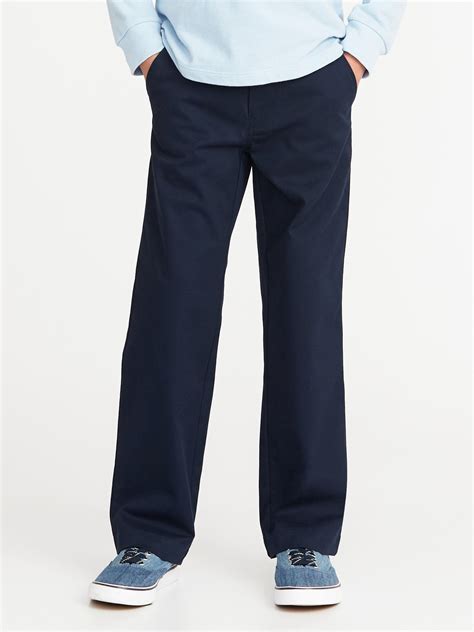 Stain Resistant Uniform Straight Khakis For Boys Old Navy Old Navy