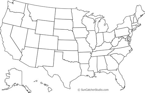 Download Hd Png Usa Maps Black And White Transparent Png Image