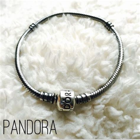 Pandora Oxidized Sterling Silver Bracelet Sterling Silver Bracelets