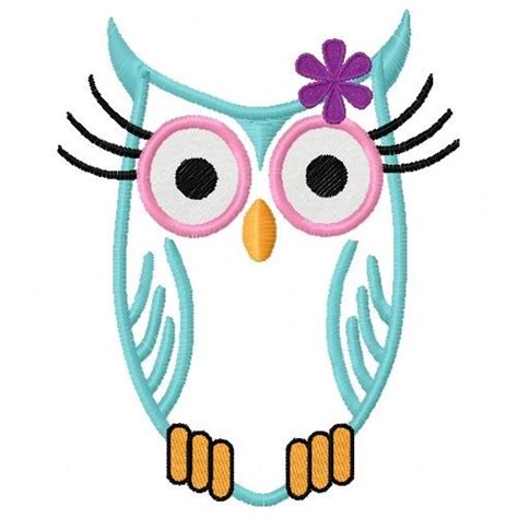 Free Owl Applique Embroidery Design Annthegran Machine Embroidery