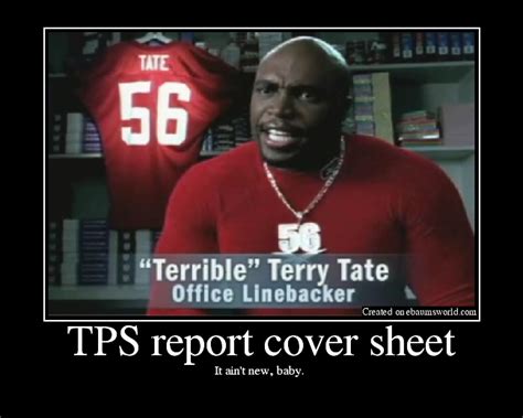 A tps report is a document used in software engineering, in particular by a software quality assurance group or individual, that describes the testing procedures and the testing process. TPS report cover sheet - Picture | eBaum's World