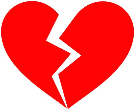 Hd Red Broken Heart Background Png Transparent Background Free