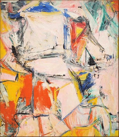 The Abstract Painting Interchanged 1955 By Willem De Kooning At A