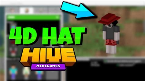 How To Get A Custom 4d Hat On Your Own Skin In Minecraft Bedrock