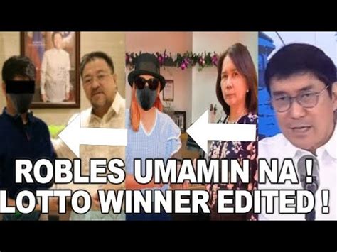 Idol Raffy Tulfo Actual Na Pinaamin Si Robles Lotto Winner Edited