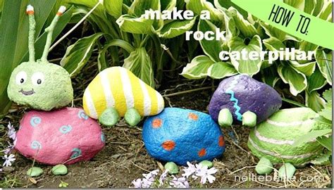 With endless possibilities, how do you. Rock Garden Caterpillar | an easy rock painting idea for ...