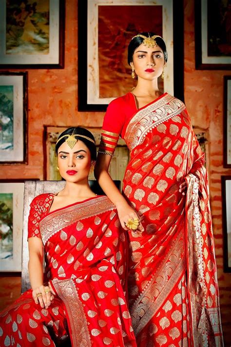 Shalu Silk Sarees Especially Designed For Bridal Saree Tikli