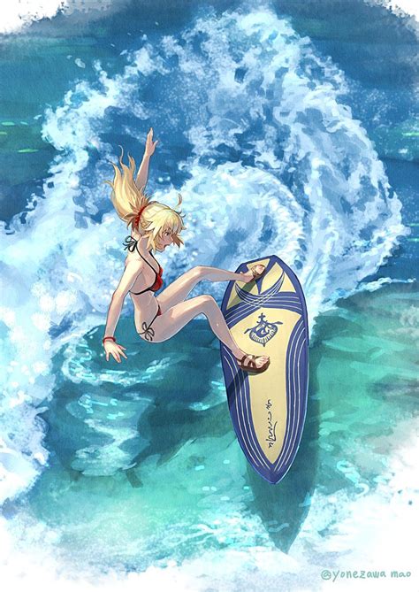 Surfer Mordred Saber Fate Anime Series Anime Fate