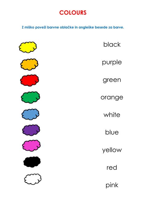 colours  exercise  grade