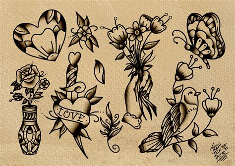 Top More Than 84 Traditional Tattoo Flash Best Esthdonghoadian