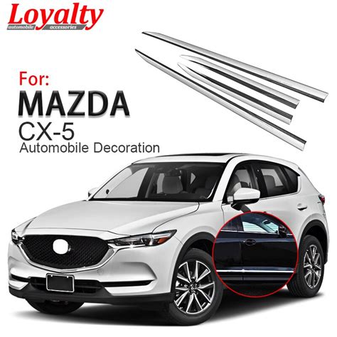 Loyalty For Mazda Cx5 Cx 5 2017 2018 Door Body Side Molding Cover Trim