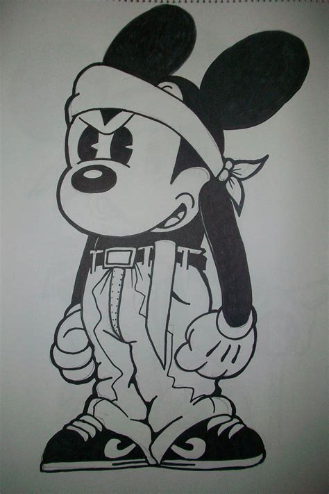 Cholo Mickey Mouse Cholo Art Chicano Drawings Mickey Mouse Drawings