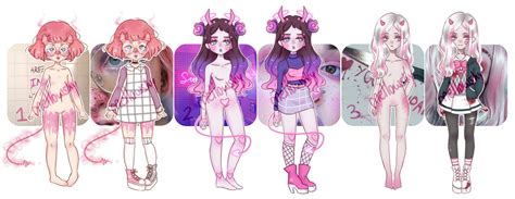 Closed Demon Girls Mystery Aesthetic Adopt Reveal By Mellowshy On
