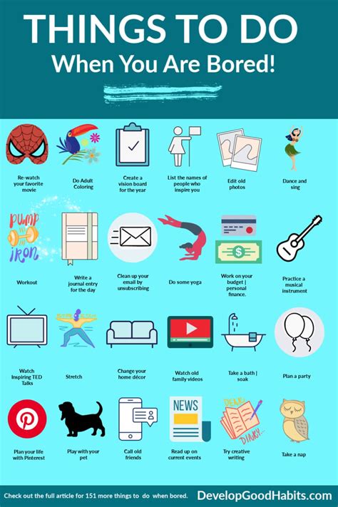 When your child says they are bored this might be their cryptic way of attempting to get some attention from (you guessed it) you! What-to-do-when-Bored - Develop Good Habits