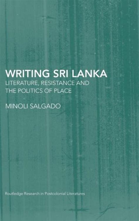 Writing Sri Lanka 9780415364188 Minoli Salgado Boeken