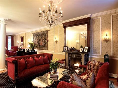 Rooms Viewer Victorian Living Room Gold Living Room Living Room Red